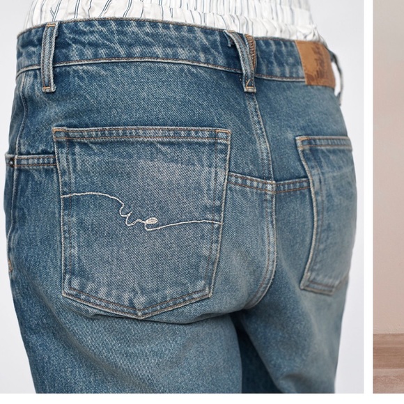 We The Free 💙 Deep Trance Dropped BF Jean - Picture 2 of 7